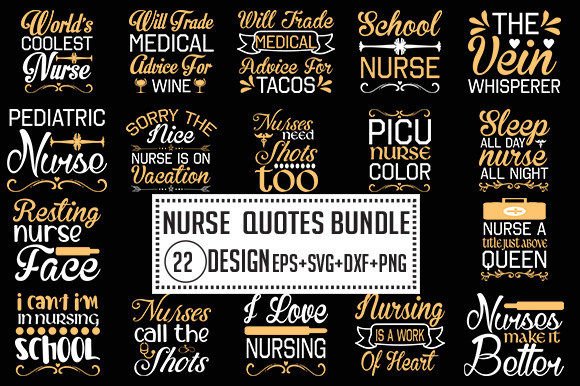 A Designer's Review of the Nurse Quotes Embroidery Bundle