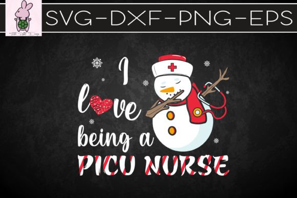 A Snowman Design for Nurses with Heart