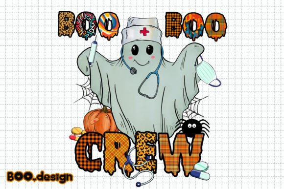 Bringing the Boo Crew Nurse Design Png to Life