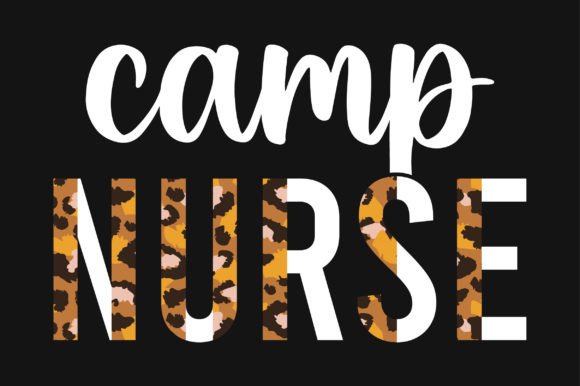 Camp Nurse Half Leopard Sublimation