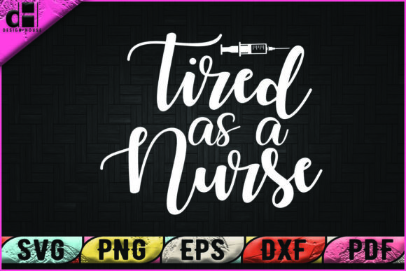 Design Review: 'Tired As a Nurse' Embroidery Concept