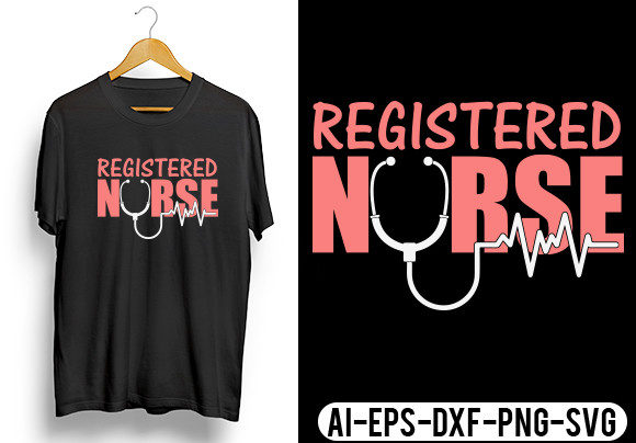 Evaluating the Registered Nurse T-Shirt Embroidery Design