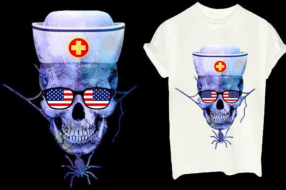 Is This Skull Nurse Design Right for Your Embroidery Project?