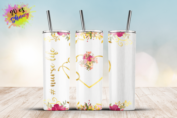 Nurse Life Floral Tumbler: A Designer's Embroidery Review