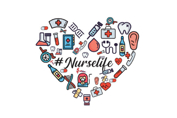 Nurse Life Heart Sublimation File Review