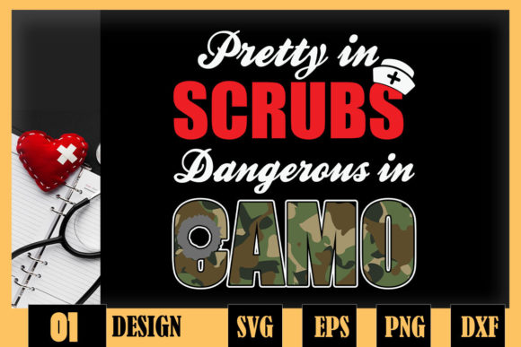 Nurse Pretty in Scrubs Dangerous in Camo: A Designer's Review