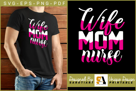 Wife Mom Nurse Mother’s Day Embroidery Design Review
